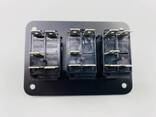 Панель перемикачів на 3 клавіші 12V/24V з LED-підсвіткою та лазерним гравіюванням - фото 2