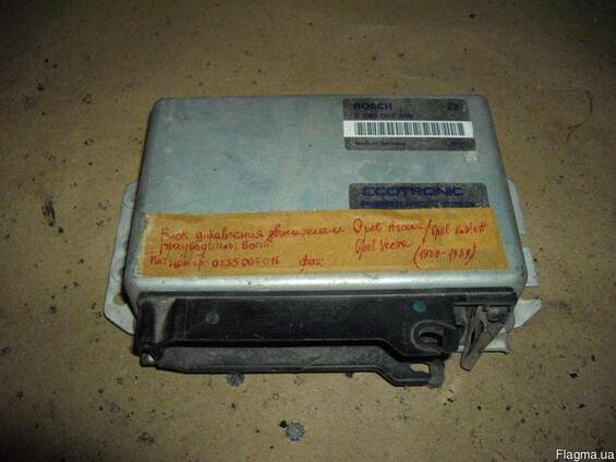 Блок управления двигателем Opel Ascona 0285007016