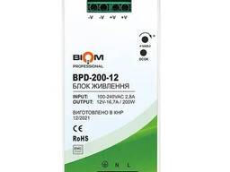 Блок живлення Biom Professional DC12 200W BPD-200-12 16,7A під DIN-рейку