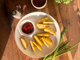 Блюдо тарелка с соусницей 25.2х25.2х3.2 см S&amp;T