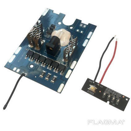 BMS Li-ion 5S 18/21 V 80A плата шуруповерта акумулятора Макіта Makita bms 6mos + индикатор