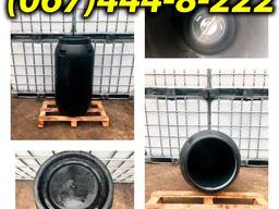 Бочки пластиковые пищевые 250 литров, б/у, чистые