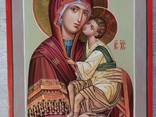Богородица Умиление Матерь Божия Умиление икона писанная - фото 3