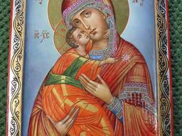 Богородица Владимирская Матерь Божия Владимирская икона писанная