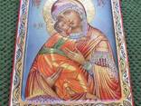 Богородица Владимирская Матерь Божия Владимирская икона писанная - фото 3