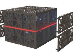 Боковые заглушки для ECO BLOC 205 л, комплект 2 шт.