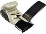 Боксерские перчатки RDX Leather Pearl White 16 ун.