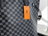 Большая сумка Louis Vuitton Neverfull Silver сумка шоппер черная TR00004 - фото 1