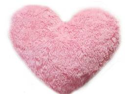 Большая подушка Алина Сердце 75 см розовый