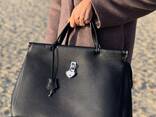Большая женская кожаная сумка genuine leather 40см сумочка шоппер TS000080 - фото 3