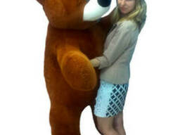 Большой медведь Алина Бублик 180 см коричневый