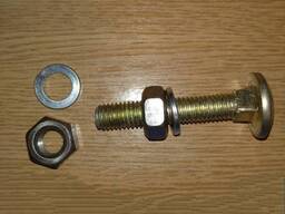 Болт крепления сошника с гайкой и гровером (М 10) сеялки сз
