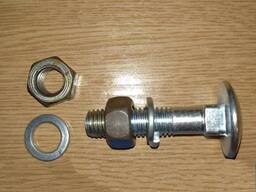 Болт крепленния поводка с гайкой и гровером (М 12) сеялки сз