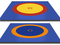 Борцовский ковер трехцветный 12м х 12м (покрытие)