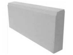 Бордюр тротуарный (поребрик) 500х200х43 серый