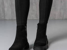 Ботинки женские Fashion Hoofy 3846 37 размер 24 см Черный