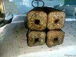 Брикети пінікей із соняшника без домішок, мішок 35кг - фото 3