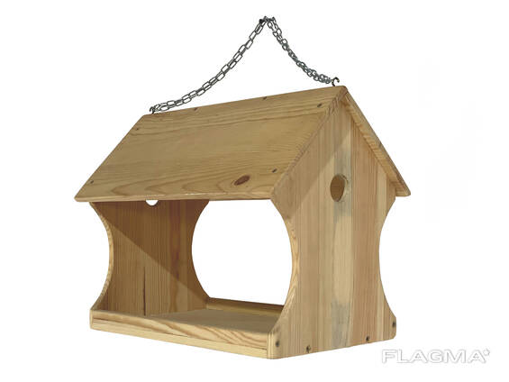 Годівниця для птахів дерев'яна