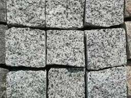 Брусчатка гранитная колотая (серая покостовская)10х10х5