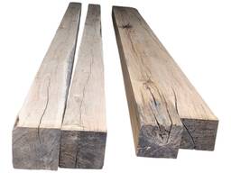 Бруси дубові та хвойні тесані, амбарні з атмосферним ефектом
