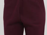 Брюки-джоггеры женские зимние "Only Women" сливовые (низкий рост) - фото 2