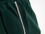 Брюки женские 115R340-1 цвет Темно-зеленый