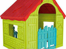 Будиночок Foldable PLAY House червоно-бежевий-синій (Keter)