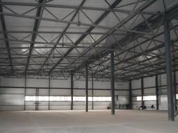 Будівництво ангарів, сто, складів та інших каркасних будівель з металоконструкції