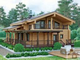 Будинок з мансардою купити: зруб 139 м²
