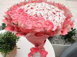 Замовлення і доставка букетів квітів мильних троянд солодощів подарунків вся Польща 1 день - фото 1