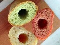 Булки для французского хот дога цветная