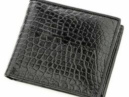 Бумажник мужской Crocodile Leather из натуральной кожи. ..