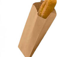 Крафт пакет для багета 100×570×40 мм, бумажный, 1000 шт