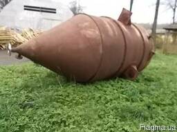 Ємкість з конусним днищем - силос з тензодатчиком 12м3