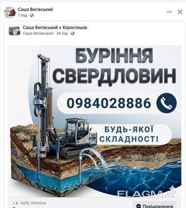 Буріння свердловин на воду