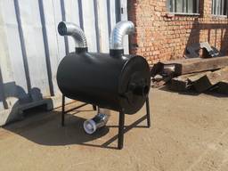 Хит! 6мм! C Обдувом! Печка Буржуйка Булерьян Poltavka 80*50*75см