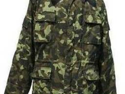 Бушлат теплый, ватный, камуфлированный, зимний, куртка зима