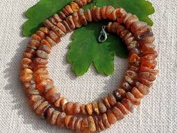 Буси із натурального лікувального бурштину темних відтінків крупніші, лечебный янтарь