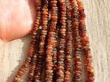 Буси із натурального лікувального бурштину темних відтінків крупніші, лечебный янтарь - фото 8