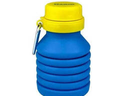 Бутылка для воды складная Magio MG-1043B 450 мл. Цвет: синий