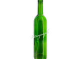 Бутылка винная зеленая 0.75 л/ Пляшка для вина 0.75 л - фото 1
