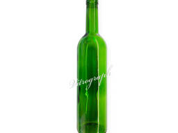 Бутылка винная зеленая 0.75 л/ Пляшка для вина 0.75 л