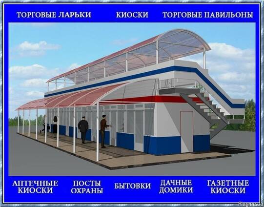 Бытовка. Торговый киоск, павильон, ларек. Пост охраны