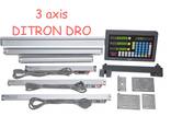 Комплект линеек и УЦИ Ditron на токарный станок 1К62, 3 оси, РМЦ 710 мм.