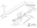 CAME V0683 Направляющая шина с цепью для автоматики секционных ворот серии VER-1-2 - фото 3