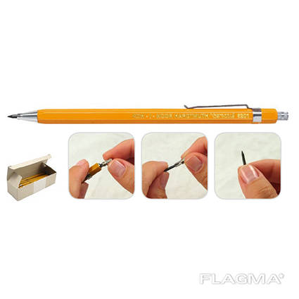 Цанговий олівець на грифель 2 мм