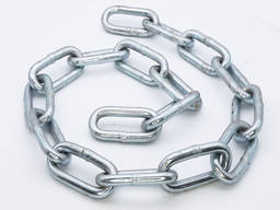 Цепь стальная сварная оцинкованная 8,0 мм, доставка