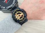 Часы Casio G-Shock GA 110 Black-Gold Мужские Спортивные. Бесплатная Доставка! - фото 3