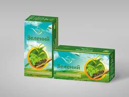 Чай зелений “Зелений” 1,3гр*20шт/уп