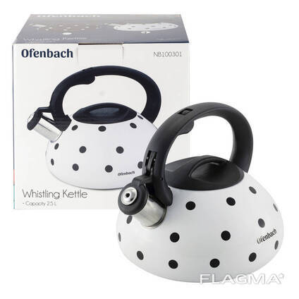 Чайник со свистком Ofenbach KM-100301WH 2.5 л белый